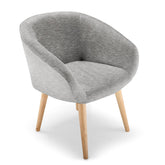 Chaise / Fauteuil style scandinave Frost Gris biais