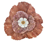 Panneau métallique Bunga feuilles 3D