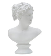Sculpture femme poly résine blanche