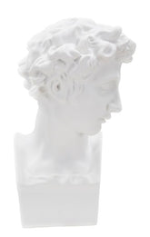 Sculpture tête masculine Renaissance Florentine Blanc