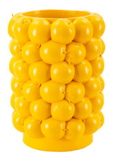 Vase en résine Citron jaune