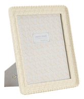 Cadre photo rectangulaire en résine style bambou 20x25 cm