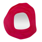 Miroir mural sinueux Dalia Fuchsia