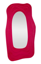 Miroir mural sinueux Dafne Fuchsia