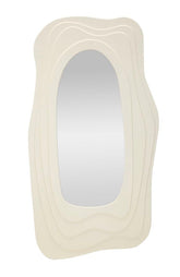 Miroir mural Dafne blanc formes sinueuses