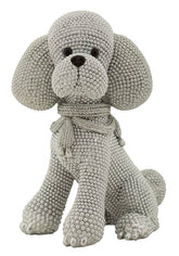 Chien Caniche Argenté
