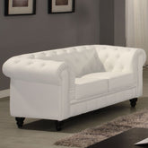 Grand canapé 2 places en simili cuir Abir