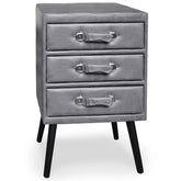 Commode 3 tiroirs Bardo Simili P.U. Gris