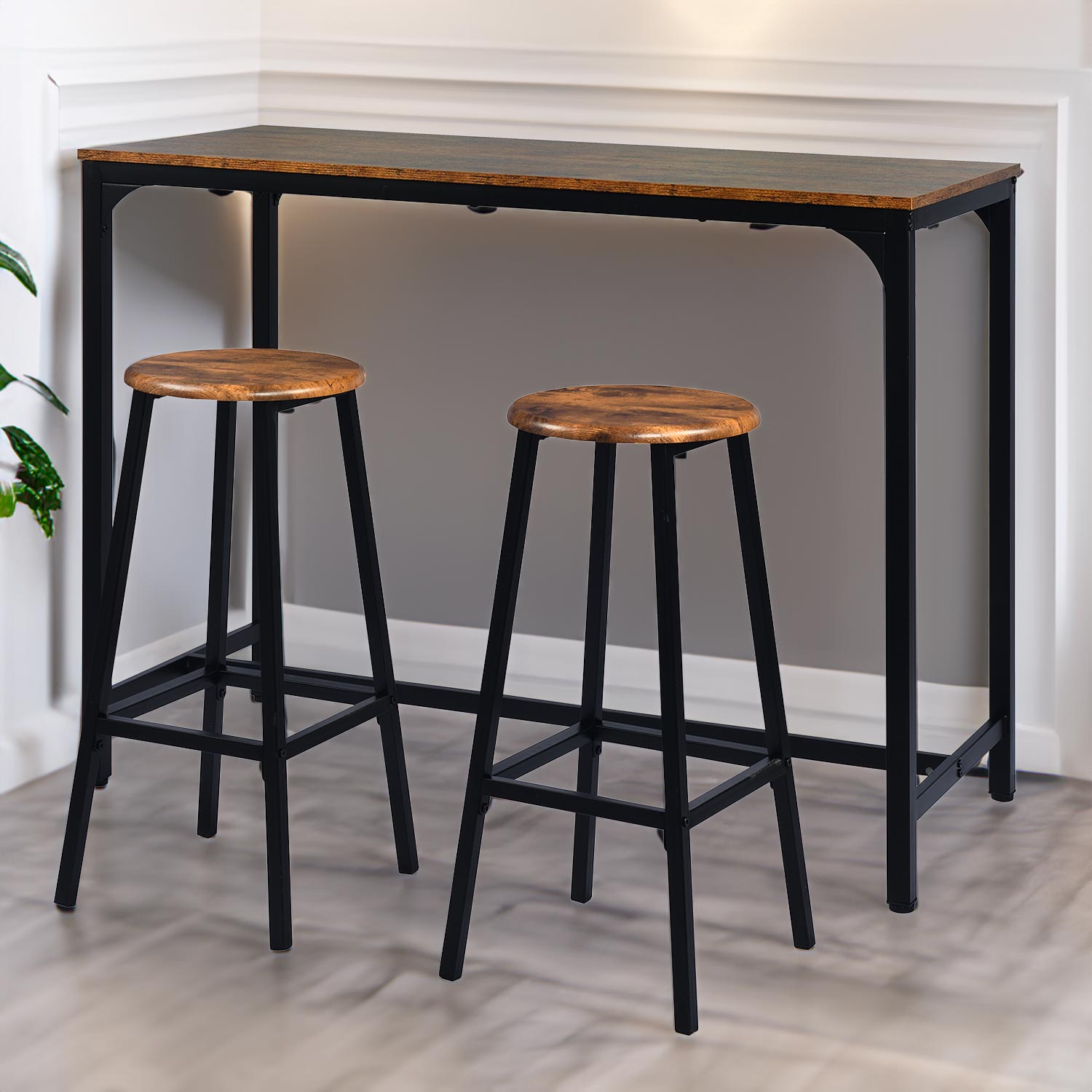 belcourt table haute blanche + 4 tabourets style avec dossier belcourt table haute blanche + 4 tabourets style avec dossier