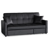 Canapé convertible 3 places Julieta Noir