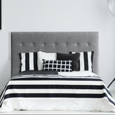 Tête de lit Adelle 180 cm velours argenté