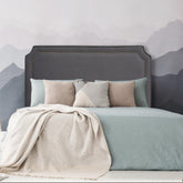 Tête de lit Adogio 180 cm tissu gris