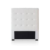 Tête de lit capitonnée Luxor 90cm Tissu bouclette Crème