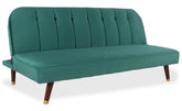 Canapé convertible clic-clac Olympia Velours Vert