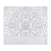 Tête de lit en bois sculpté Serena 160cm Bois Blanc