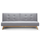 Canapé convertible scandinave Yazu Gris Clair