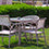 Ensemble table et chaises de jardin