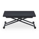 Table basse transformable noir mat