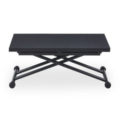 Table basse relevable carrera noir carbone