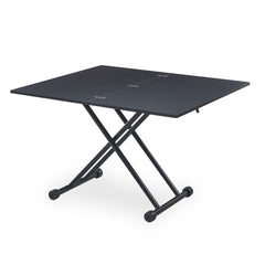 Table basse relevable carrera noir carbone