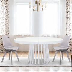 Lot de deux chaises Juno en gris