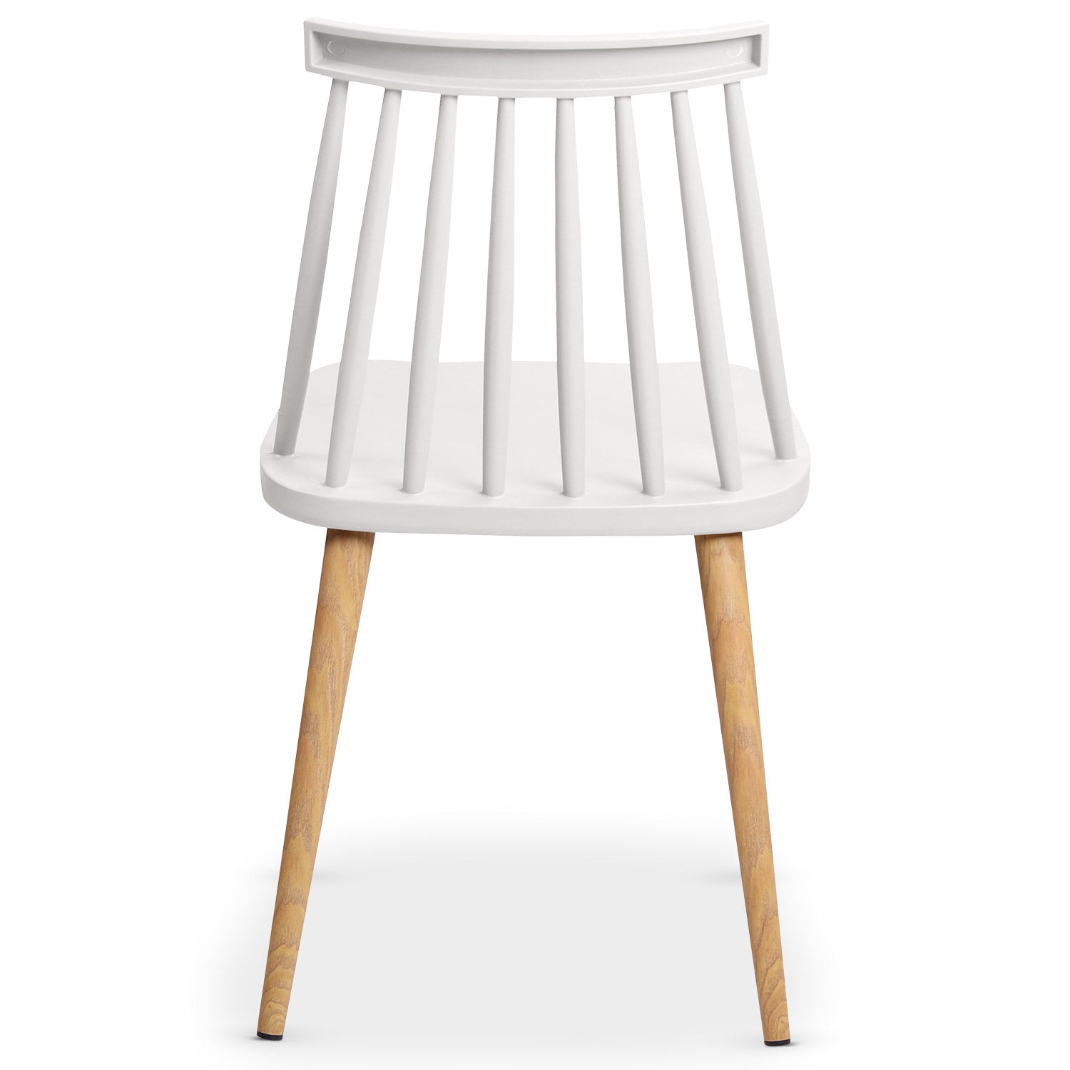 Chaise nordique blanche Trouville vue de dos