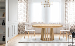 Lot de 2 chaises scandinaves Trouville Blanc