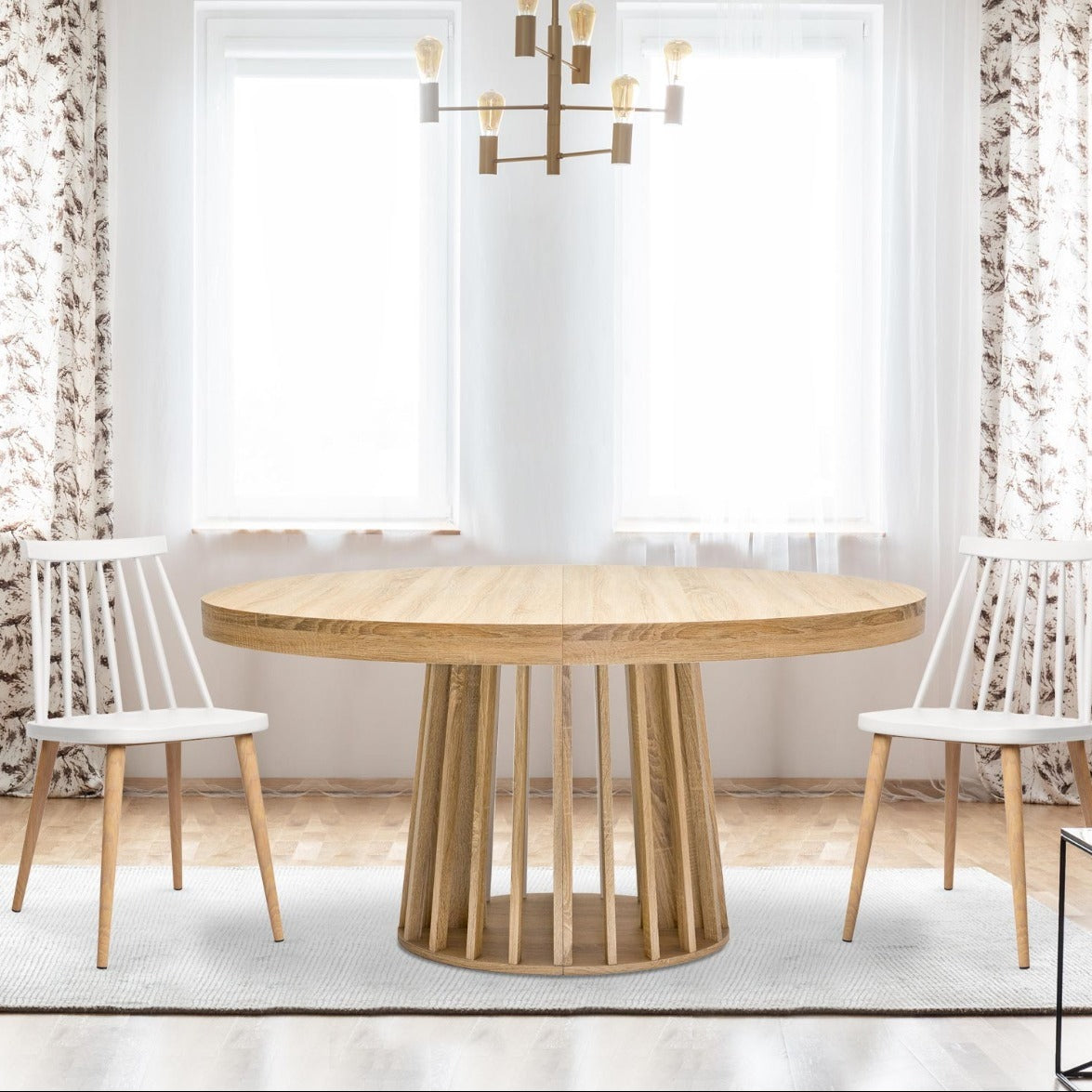 Lot de 2 chaises scandinaves Trouville Blanc