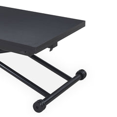 Table basse relevable carrera noir carbone