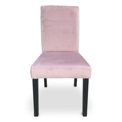 Lot de 2 chaises Shaliman Velours Rose