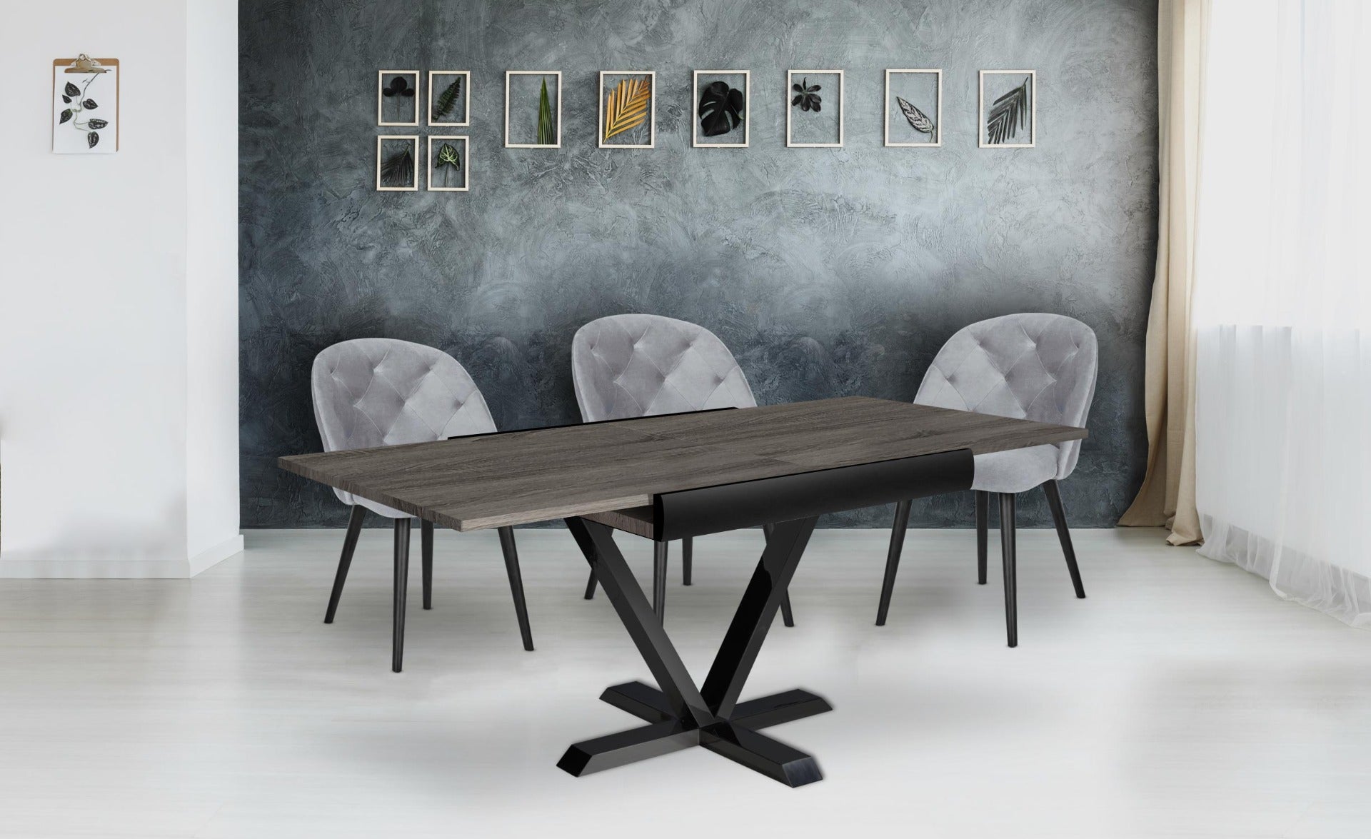 Table extensible Newick Bois Vintage