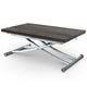 Table basse extensible en bois vintage avec plateau relevable