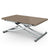 Table basse modulable Carrera taupe laqué transformable en table de salle à manger
