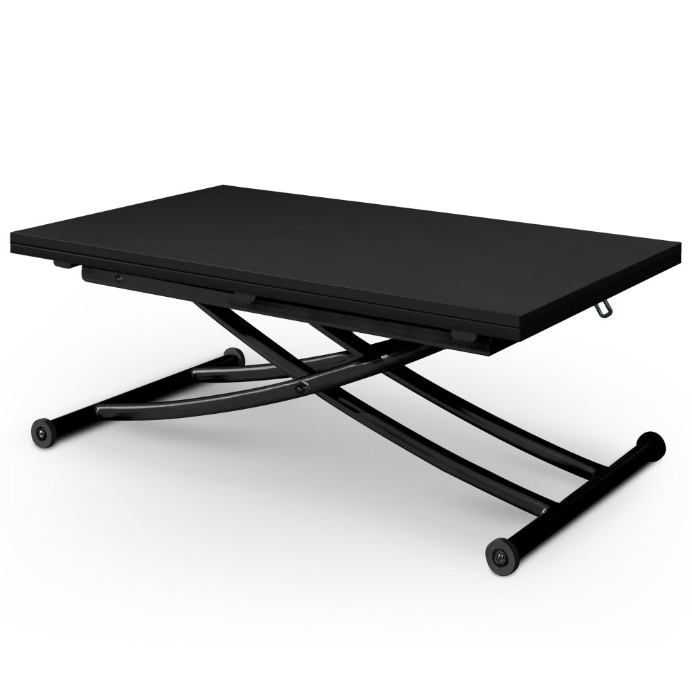 Table basse relevable carrera noir carbone
