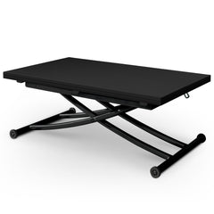 Table basse relevable carrera noir carbone