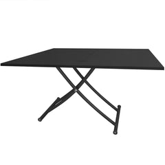 Table basse relevable carrera noir carbone