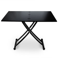 Table basse relevable carrera noir carbone