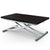 Table basse modulable avec plateau relevable en bois wenge