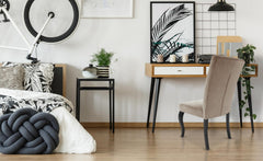 Lot de 2 chaises Beata velours Taupe