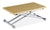 Table basse modulable avec plateau relevable en chêne clair