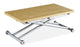 Table basse modulable avec plateau relevable en chêne clair