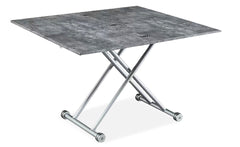 Table basse relevable Carrera effet Béton