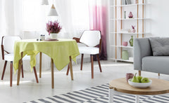 Lot de 2 chaises scandinave Dima Bois Noisette et Blanc