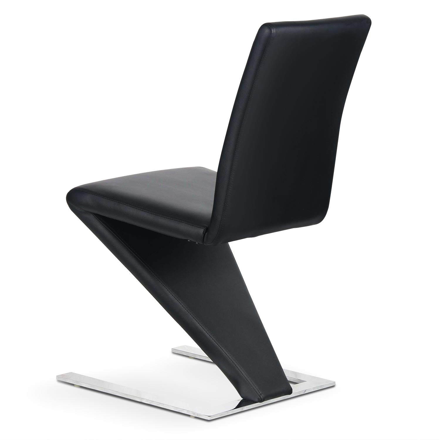 Lot de 2 chaises design et modernes noires Flash