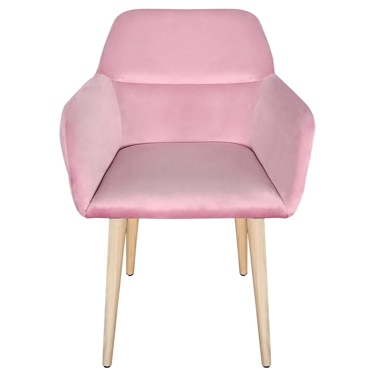 Chaise / Fauteuil scandinave Fraydo Velours Rose