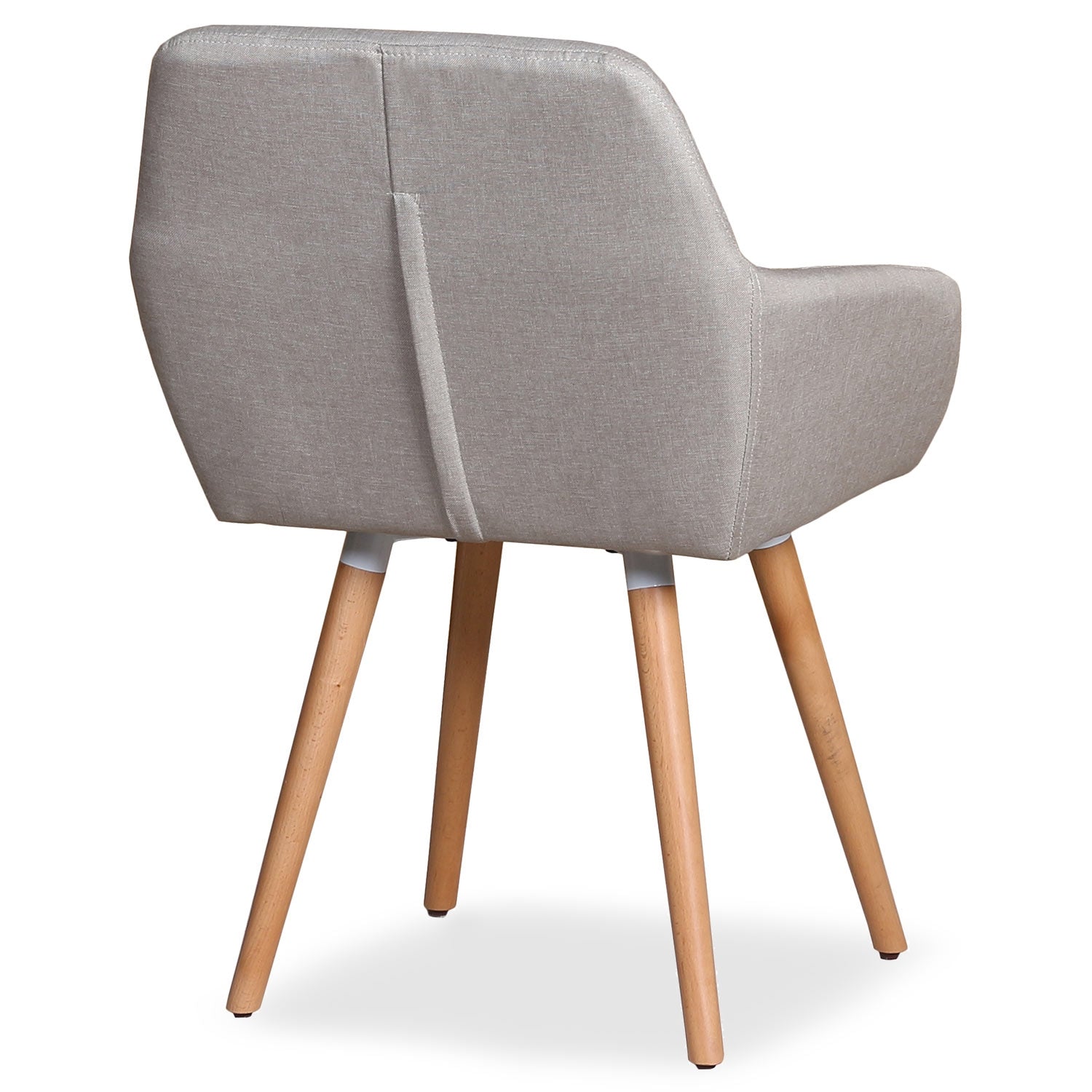 Chaise / Fauteuil scandinave Frida Tissu Beige