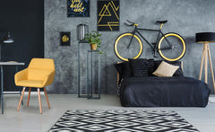 Chaise / Fauteuil scandinave Frida Tissu Jaune