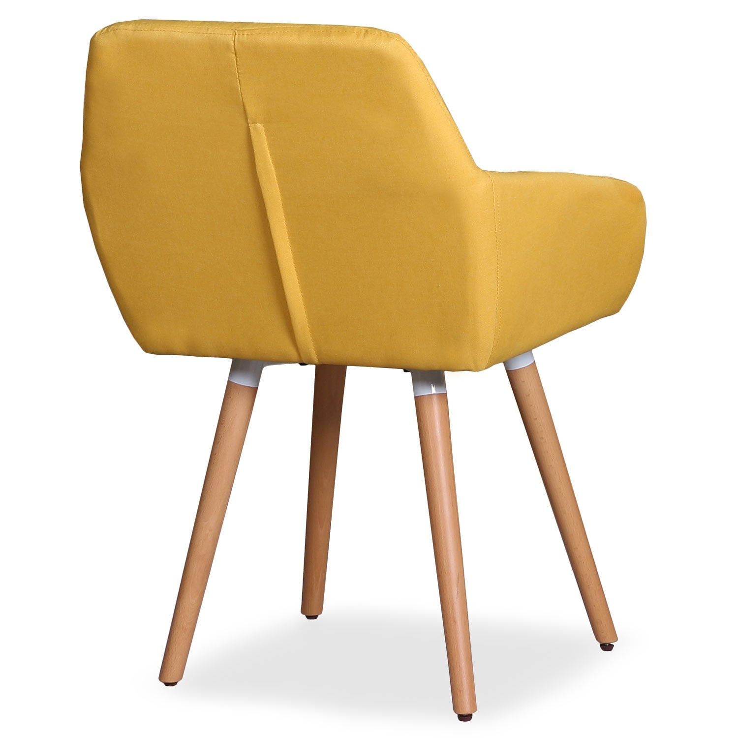 Chaise / Fauteuil scandinave Frida Tissu Jaune