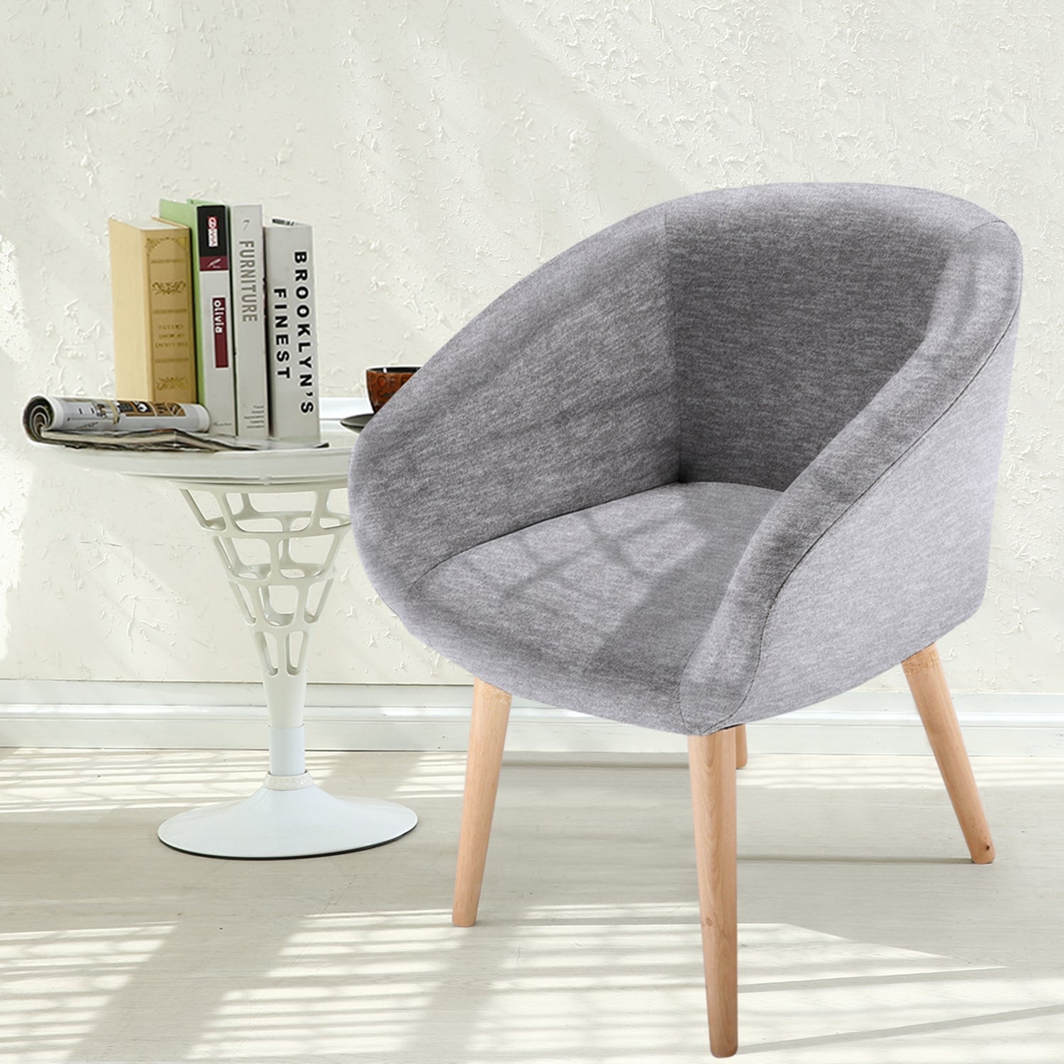 Chaise / Fauteuil style scandinave Frost Gris