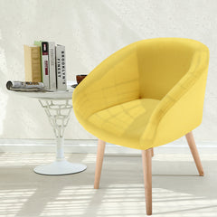 Chaise / Fauteuil style scandinave Frost Jaune